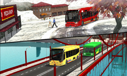 Image 3 Snow Mountain Bus Driver - City Winter Driving Fun windows