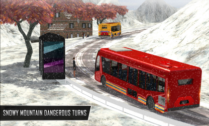 Captura de Pantalla 1 Snow Mountain Bus Driver - City Winter Driving Fun windows