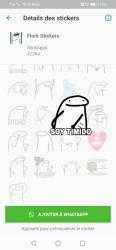Screenshot 6 Stickers de Flork Memes Animados - WAStickerApps android