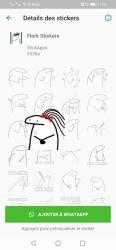 Screenshot 4 Stickers de Flork Memes Animados - WAStickerApps android