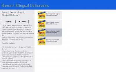 Screenshot 1 Barron’s Bilingual Dictionaries windows