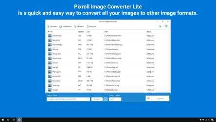 Captura 1 Pixroll Image Converter Lite windows