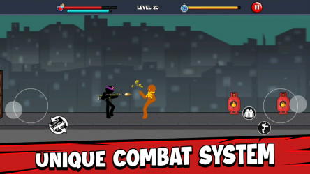 Captura 14 Anger of Stickman : Stick Fight - Zombie Games android