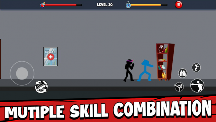 Imágen 4 Anger of Stickman : Stick Fight - Zombie Games android
