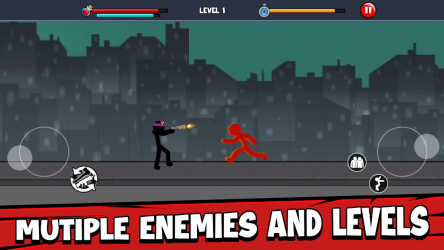 Captura 12 Anger of Stickman : Stick Fight - Zombie Games android