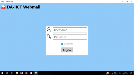 Captura de Pantalla 1 DA-IICT Webmail windows