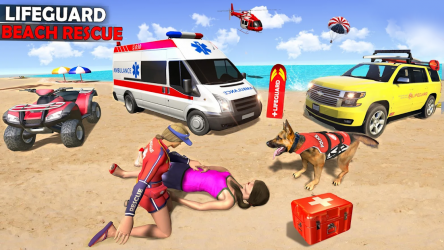 Screenshot 10 Beach Guard Rescue Dog Games android