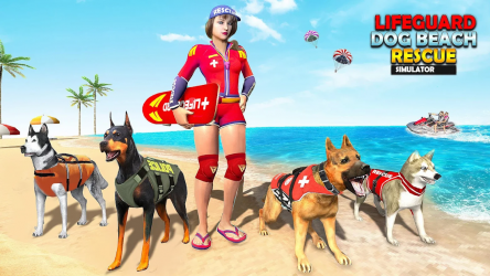 Captura de Pantalla 11 Beach Guard Rescue Dog Games android