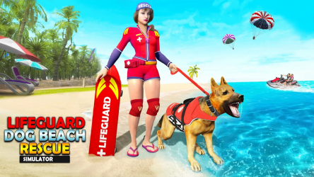 Captura de Pantalla 8 Beach Guard Rescue Dog Games android