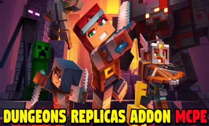 Captura 3 Addon Dungeons Replicas for Minecraft PE android