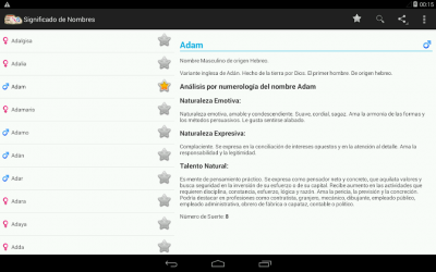 Screenshot 10 Significado de Nombres (Free) android