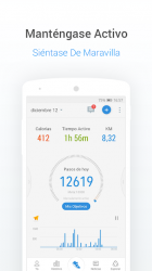 Screenshot 2 Podómetro gratis - Contador de Pasos y Calorías android