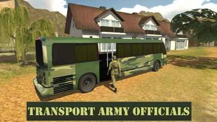 Screenshot 8 Army Transport Bus Driver 3D - Military Staff Duty windows