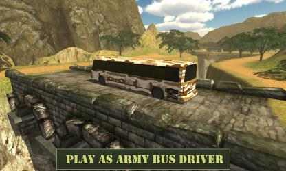 Screenshot 4 Army Transport Bus Driver 3D - Military Staff Duty windows