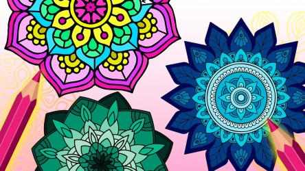 Screenshot 6 Mandala Color by Number Book - Glitter Paint Pages windows