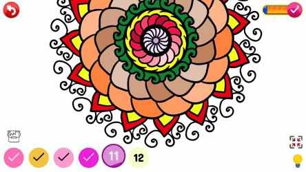 Capture 4 Mandala Color by Number Book - Glitter Paint Pages windows