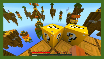 Captura 6 lucky block mod on Minecraft for MCPE addons android