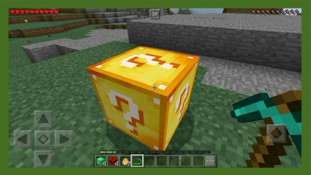Captura 5 lucky block mod on Minecraft for MCPE addons android