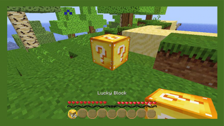 Screenshot 3 lucky block mod on Minecraft for MCPE addons android
