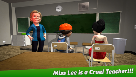 Screenshot 13 Crazy Scary Evil Teacher 3D - Spooky Game android