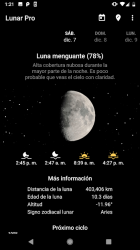 Screenshot 2 Mi Fase Lunar: calendario lunar y fases lunares android