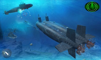 Capture 3 US Army Submarine Games : Navy Shooter War Games android