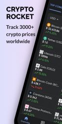 Imágen 10 CryptoRocket - Bitcoin, Cryptocurrency Tracker android