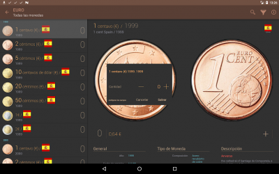 Screenshot 13 Monedas mundiales: EURO, Canadá, EE. UU. Y otros android