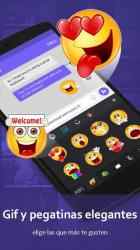 Captura de Pantalla 4 Teclado GO - Free emoticons, Emoji keyboard android