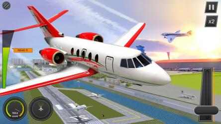 Captura de Pantalla 13 Modern Airplane Pilot Flight Sim - New Plane Games android