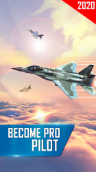 Captura de Pantalla 4 Modern Airplane Pilot Flight Sim - New Plane Games android