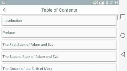 Screenshot 13 Lost Books of the Bible (Forgotten Bible Books) android