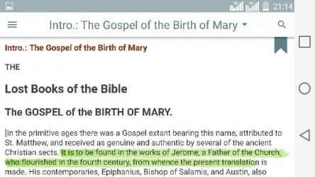 Screenshot 8 Lost Books of the Bible (Forgotten Bible Books) android