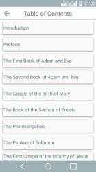 Screenshot 3 Lost Books of the Bible (Forgotten Bible Books) android
