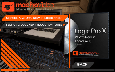 Capture 8 What's New In Logic Pro X Course by macProVideo android