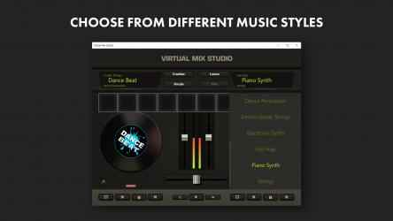 Screenshot 2 Virtual Mix Studio - Beat maker and music mixer tool for DJ: record and edit your audio track windows