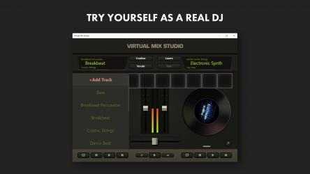 Screenshot 1 Virtual Mix Studio - Beat maker and music mixer tool for DJ: record and edit your audio track windows