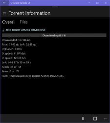 Screenshot 13 UTorrent Remote UI windows