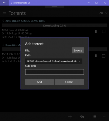 Screenshot 11 UTorrent Remote UI windows