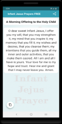 Captura de Pantalla 4 Infant Jesus Prayers FREE android