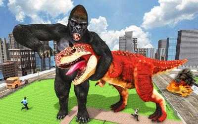 Captura 9 Monster Dinosaur Rampage: Angry King Kong Games android