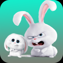 Screenshot 1 Sticker Snowball Rabbit WAStickerApps android