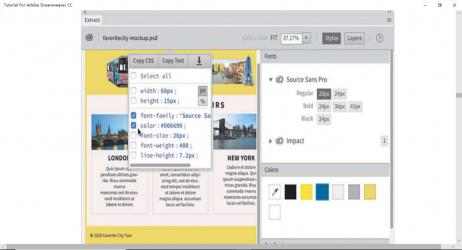 Screenshot 1 Tutorial For Adobe Dreamweaver CC windows