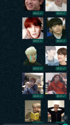 Screenshot 12 Stickers KPOP - WAStickerApps KoreanPop android