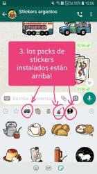 Screenshot 7 Stickers argentos android