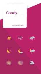 Captura de Pantalla 2 Candy weather icons android