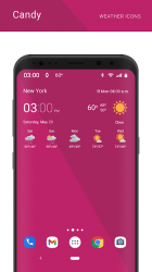 Imágen 3 Candy weather icons android