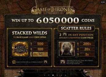 Captura de Pantalla 10 Game of Thrones Free Casino Slot Machine windows