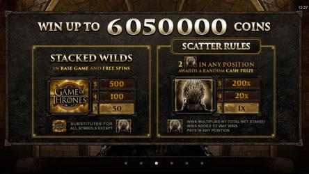 Captura de Pantalla 3 Game of Thrones Free Casino Slot Machine windows