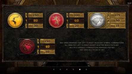 Screenshot 5 Game of Thrones Free Casino Slot Machine windows